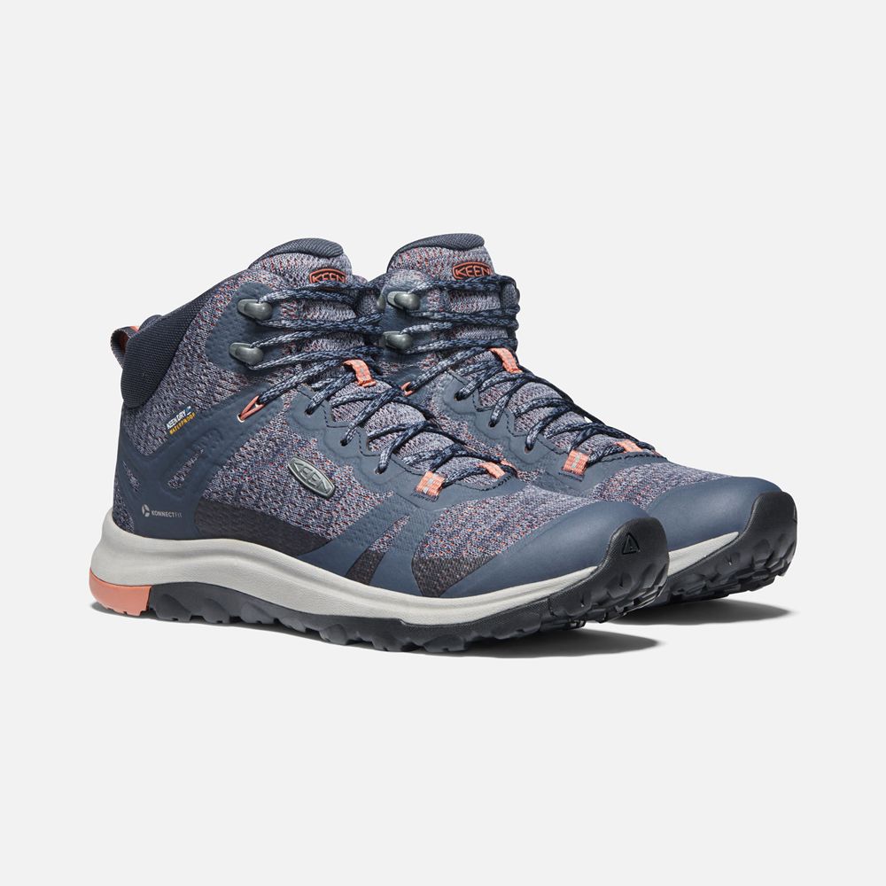 Keen Outdoor Bot Kadın Mavi - Terradora Ii Waterproof - Türkiye XIDH43951